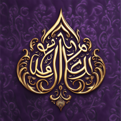 Stylized Arabic Calligraphy