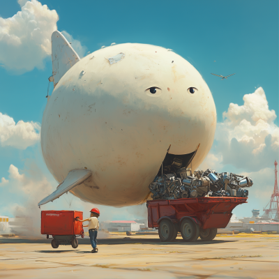 Giant Blob Character