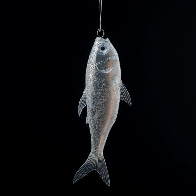 Glittery Herring Christmas Ornament