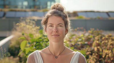 Confident Woman in Eco Fashion