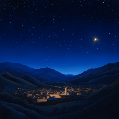 Bright Star Over Bethlehem