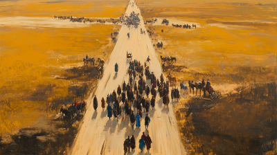Refugees in a Steppe