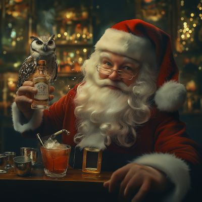 Santa at the Bar