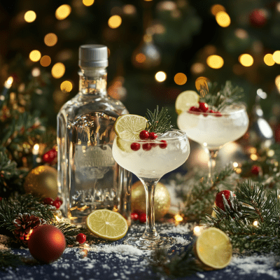 Festive Gin Cocktail Celebration