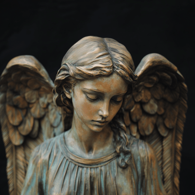 Bronze Angel Statue