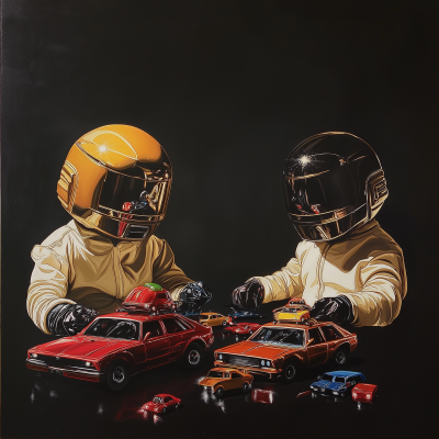 Daft Punk as Babies