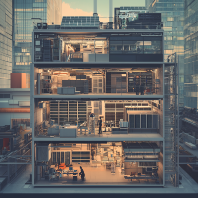 Urban Office Cross Section