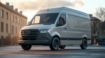 Commercial Van on the Road