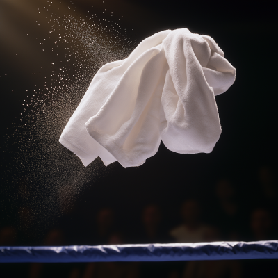 Dramatic Towel Toss