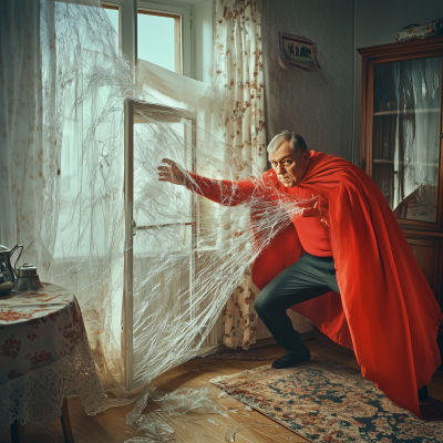 Superhero in Action