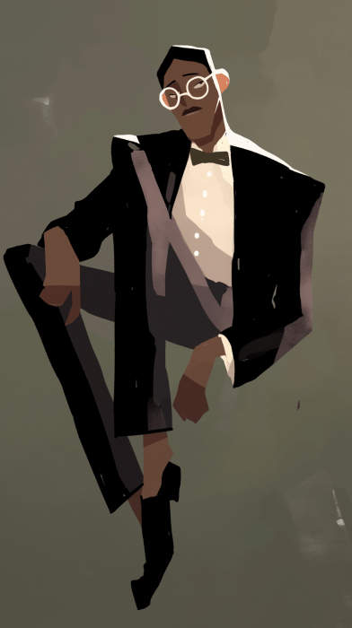 Elegant Ogun in Business Suit