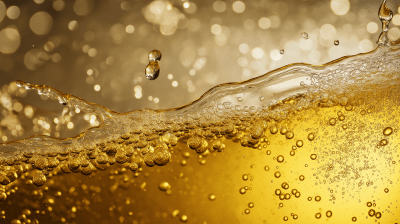 Golden Beer Splash