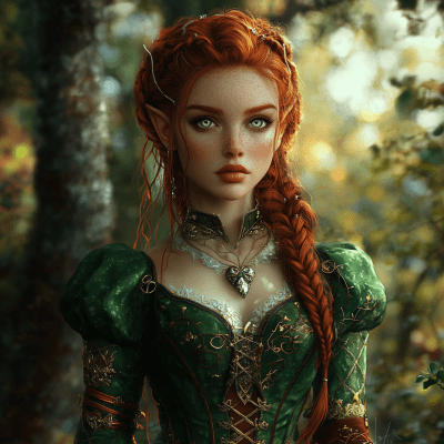 Elven Queen in the Forest
