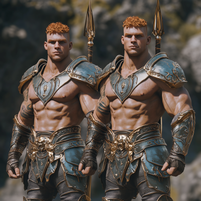 Identical Half-Orc Twins