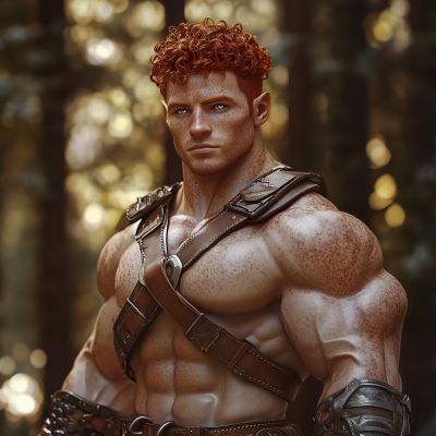 Handsome Muscular Male Elf