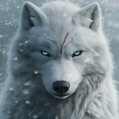 Arctic Dire Wolf
