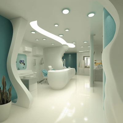 Minimalist Dental Clinic Interior