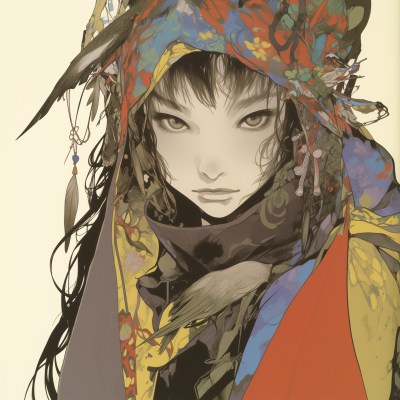 Portrait by Yoshitaka Amano