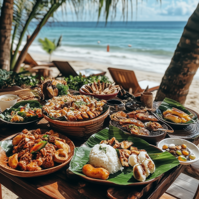 Luxury Filipino Feast by the Beach