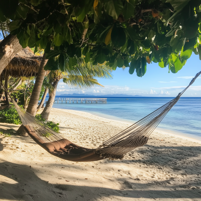 Luxurious Hammock on Bohol Beach