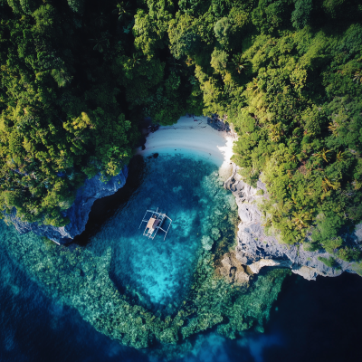 Top View of Bohol Philippines