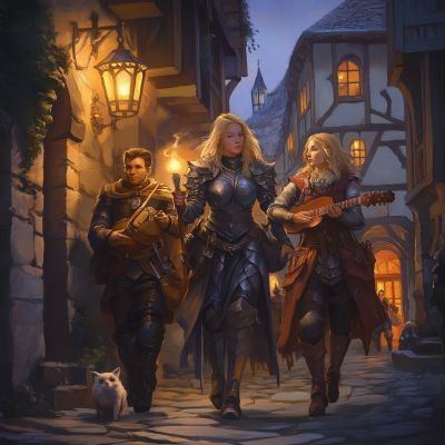 Adventurers at Dusk
