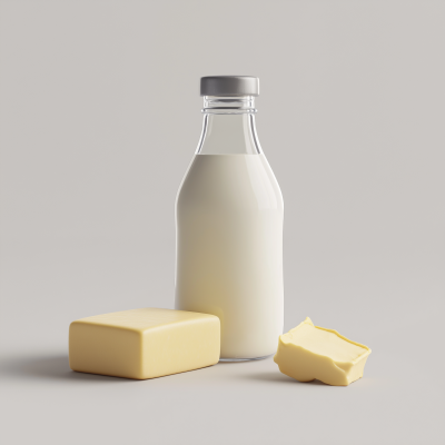 Animated Milk and Butter