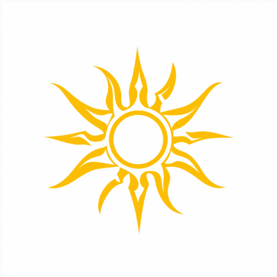 Minimalist Sun Icon