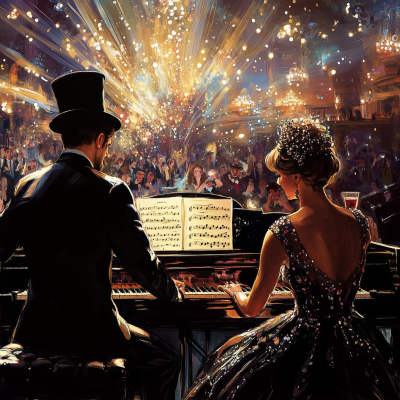 Elegant Piano Duet