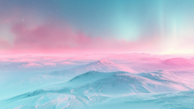 Ethereal Arctic Landscape