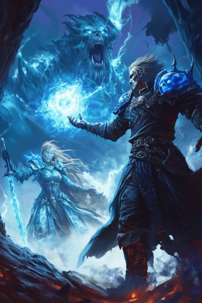 Fantasy Healer in Battle