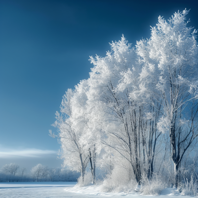 Hoarfrost on Trees
