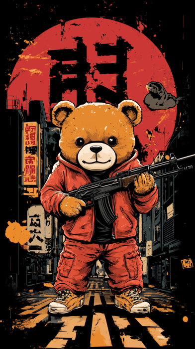 Gangster Teddy Bear