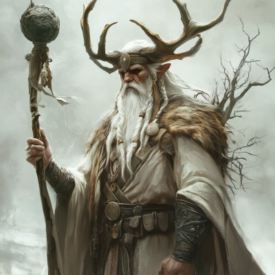Druids Gathering in Nature