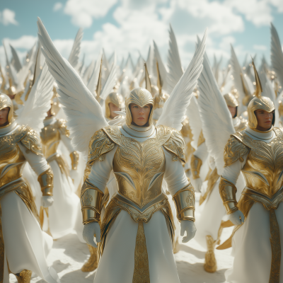 Legions of Angels in Glory