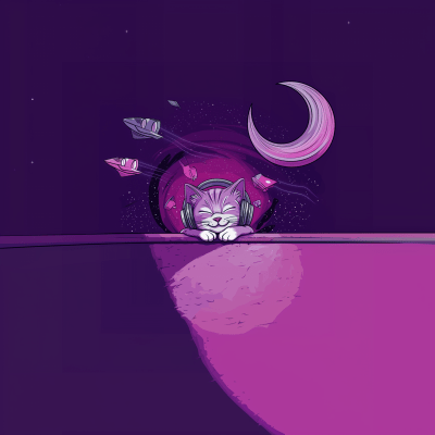 Floating Dogs in Space