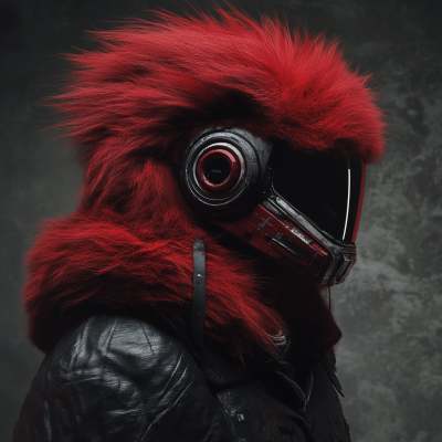 Futuristic Red Fur