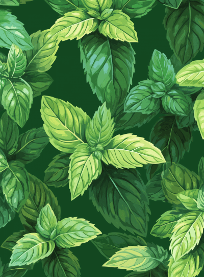 Organic Mint Wallpaper