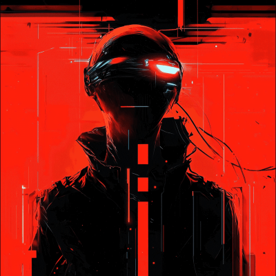 Minimal Cyberpunk Poster