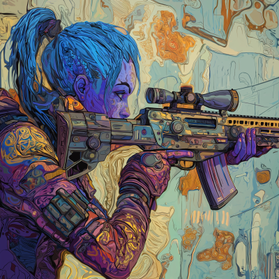 Jinx with Submachine Gun