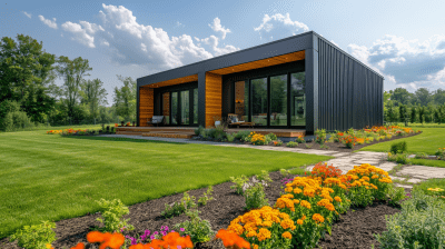 Modern Container Home in Nature