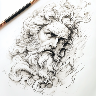 Greek Mythology Tattoo Design