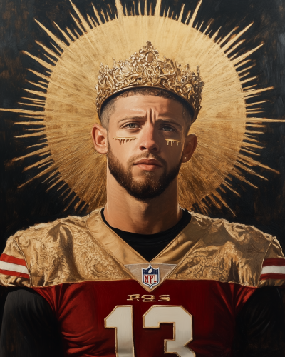 Baroque Portrait of a Quarterback