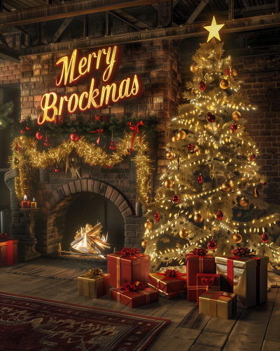 Merry Brockmas Tree