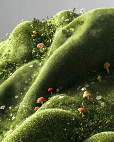 Dreamy Matcha Landscape