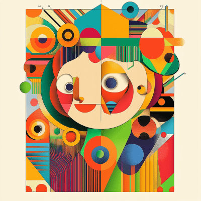 Vibrant Geometric Illustration