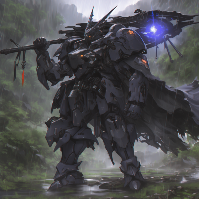 Ominous Mecha Bagpiper