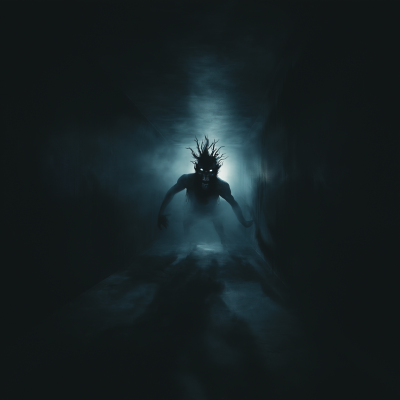 Eerie Dark Room