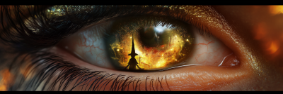 Glistening Eye Reflection