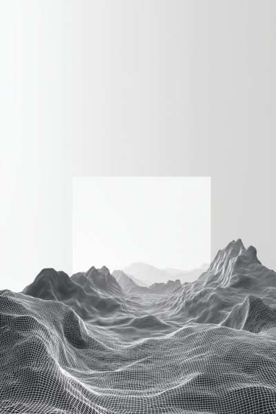 Minimalist Black and White Poster